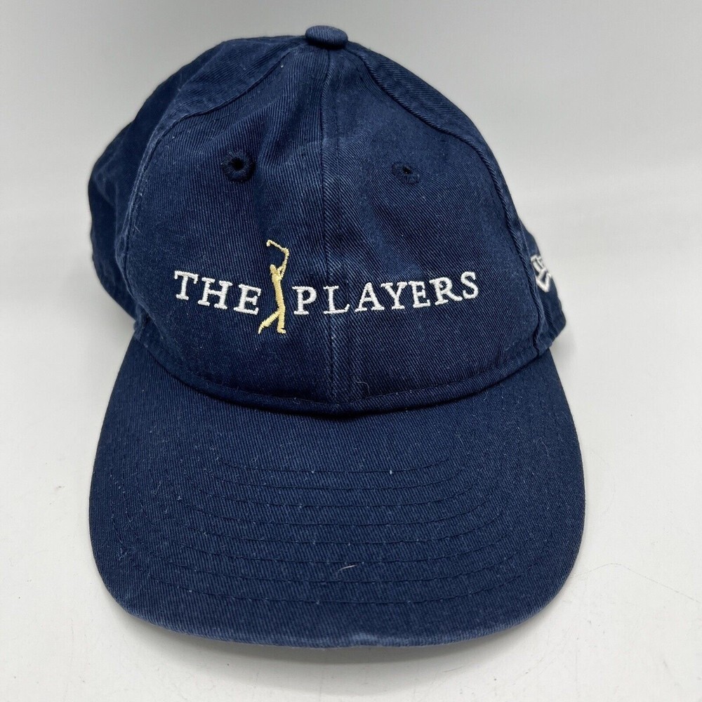 New Era The Players Hat Baseball Cap Child Youth Kids Navy Blue Golf